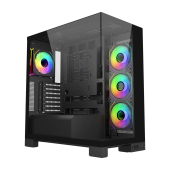 Корпус FSP M540-BA [Midi Tower, 4x 120 мм ARGB, черный]