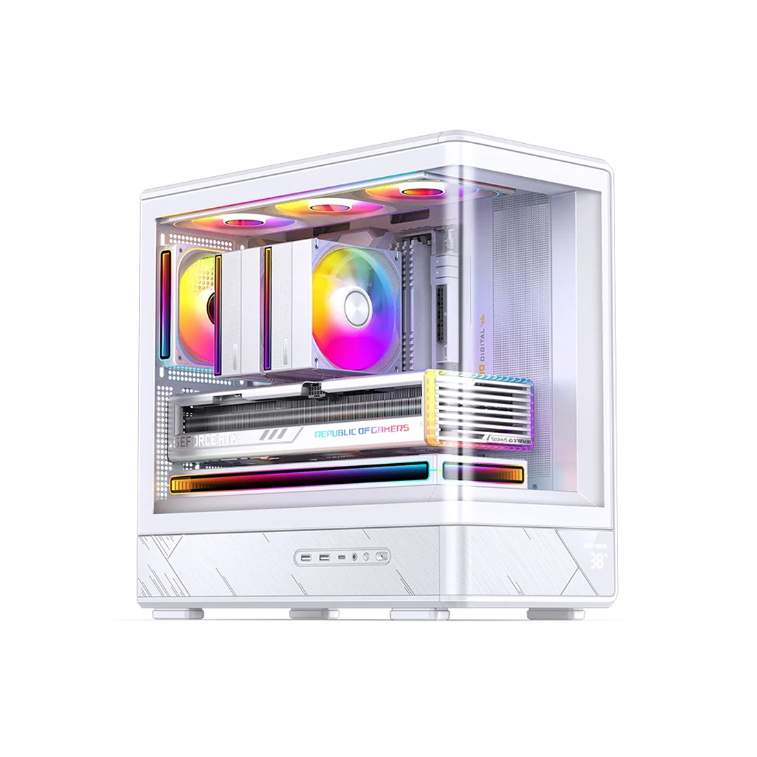 Корпус Jonsbo D200 [Mini Tower, белый]