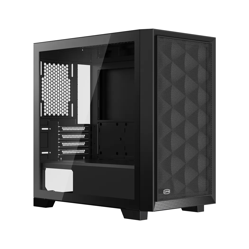 Корпус PCCooler C3D310 BK ARGB [Mini Tower, 2x 120 мм ARGB, черный]