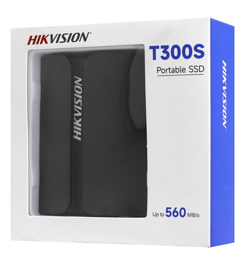 Внешний твердотельный накопитель Hikvision, HS-ESSD-T300S/2T, 2TB, black 