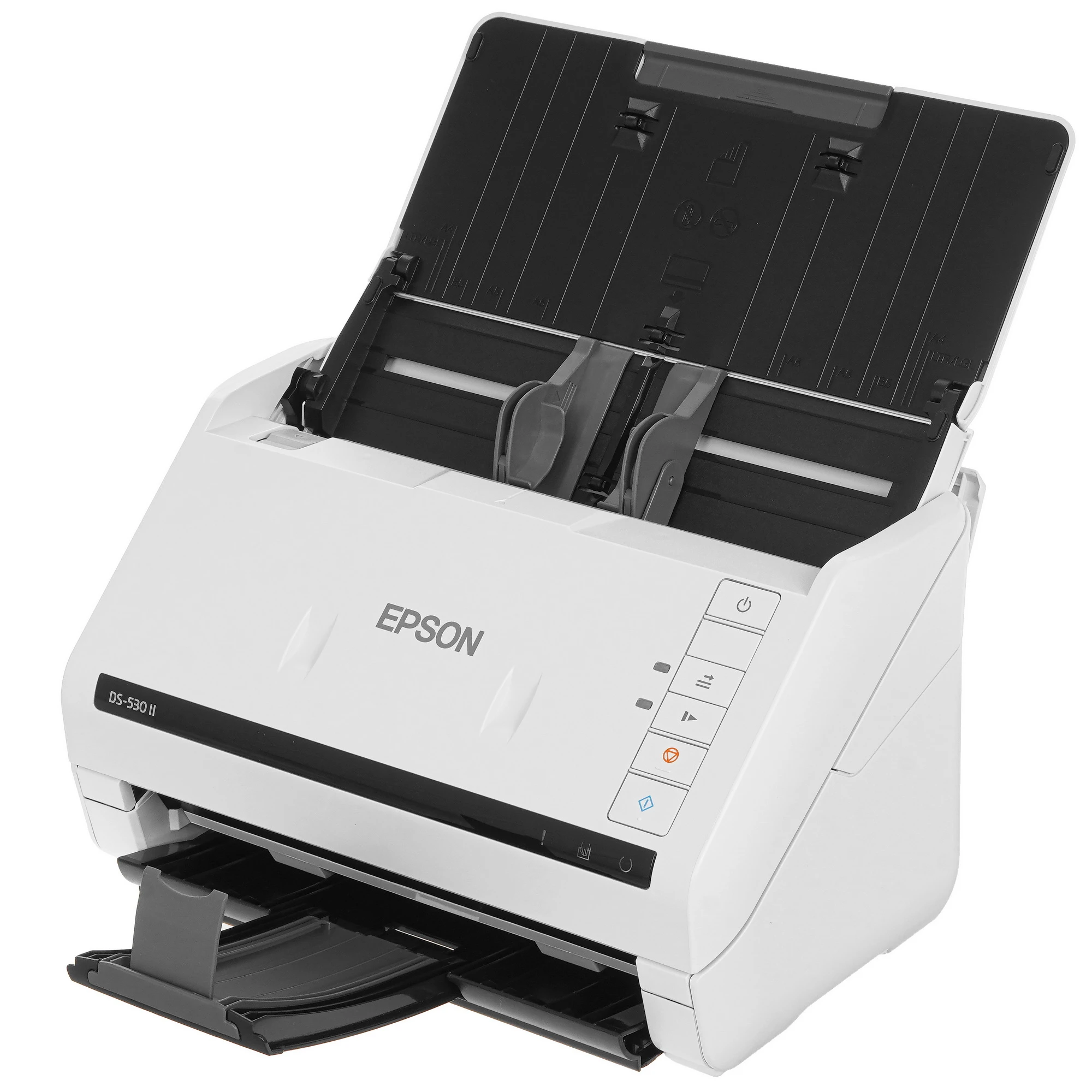 Сканер потоковый Epson WorkForce DS-530II (B11B261401), А4, 35 стр/мин, CIS, USB, Duplex