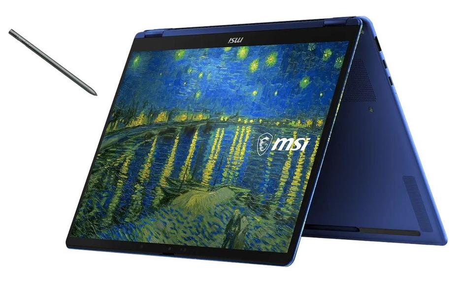Ноутбук MSI Prestige 14 Flip AI+ Starry Night Over the Rhone (9S7-14T234-462) [14", Ultra X9 378H, 32 ГБ ОЗУ, 1 ТБ SSD, Windows 11 Pro]