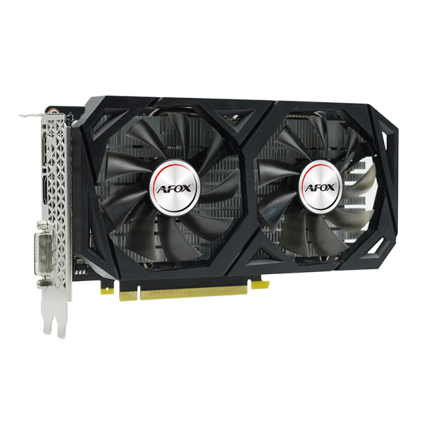 Видеокарта Afox GTX1660 SUPER 6GB D6 Dual Fan (AF1660S-6144D6H7-V2) [6 ГБ, GDDR6, 192 бит, DVI, HDMI, DisplayPort]