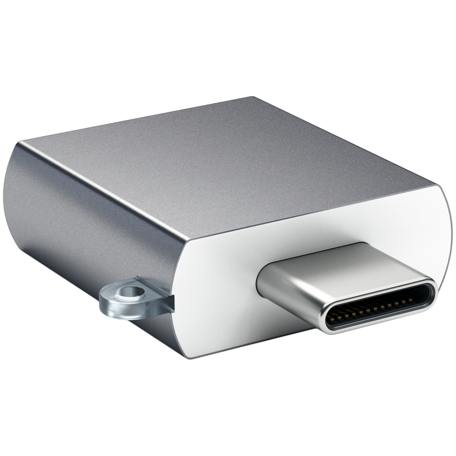 SATECHI Aluminum Type-C to USB 3.0 Adapter. Серый (ST-TCUAM)