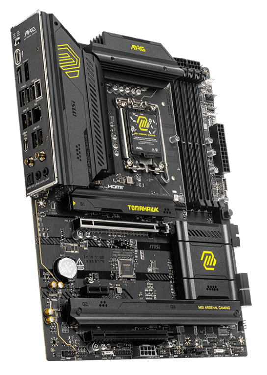 Материнская плата MSI MAG B860 TOMAHAWK WIFI [LGA 1851, Intel B860, 4xDDR 5, 3xM.2, 2xPCI-E x16, Standard-ATX]