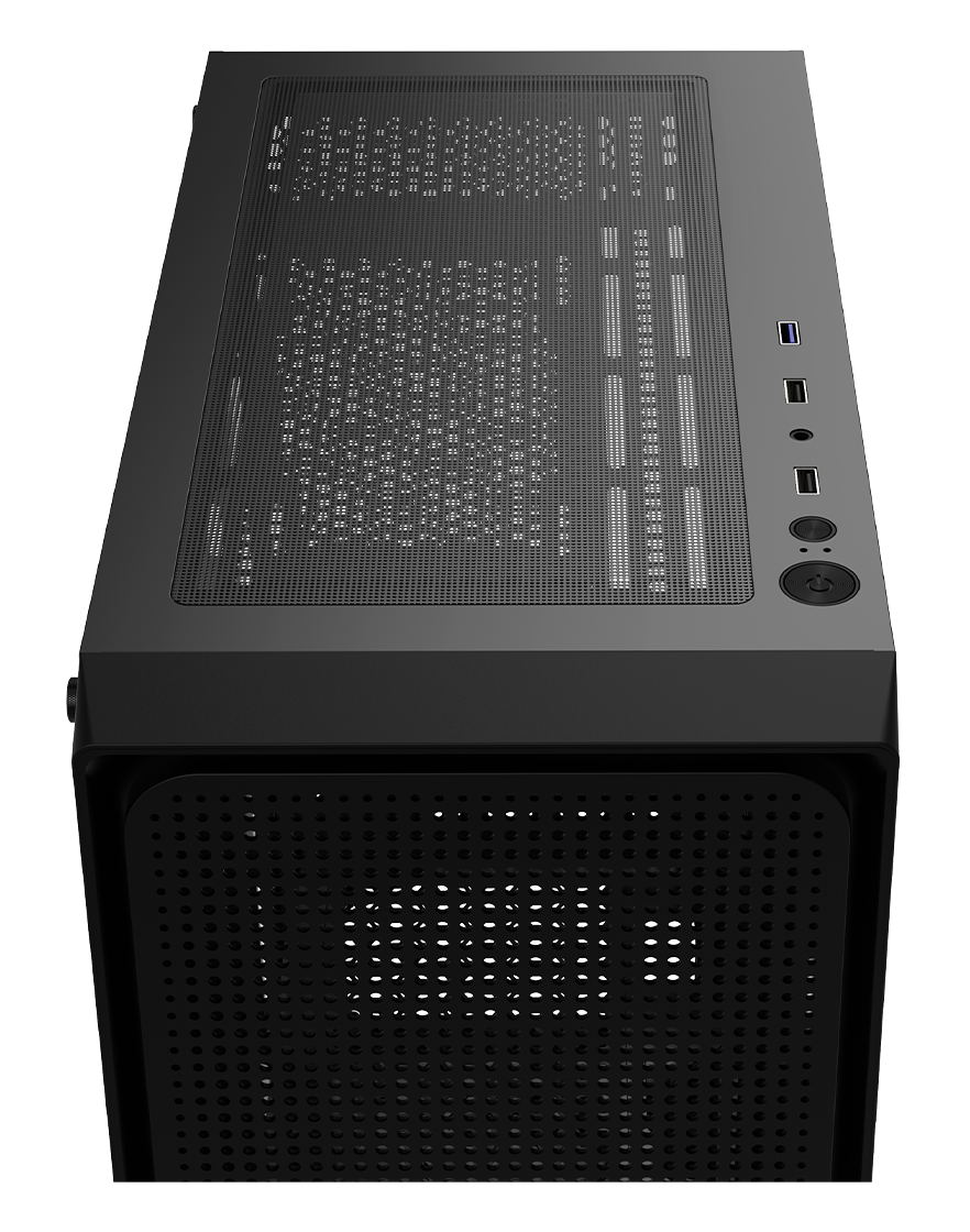 Корпус Ocypus Gamma C50 (Gamma-C50-BKG000XX-GL) [Mini Tower, черный]