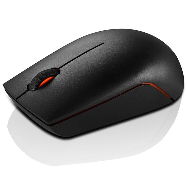 Мышь Lenovo 300 Wireless Compact Mouse (GX30K79401) [беспроводная, светодиодная, 1000 DPI, 1000 Гц, черная]