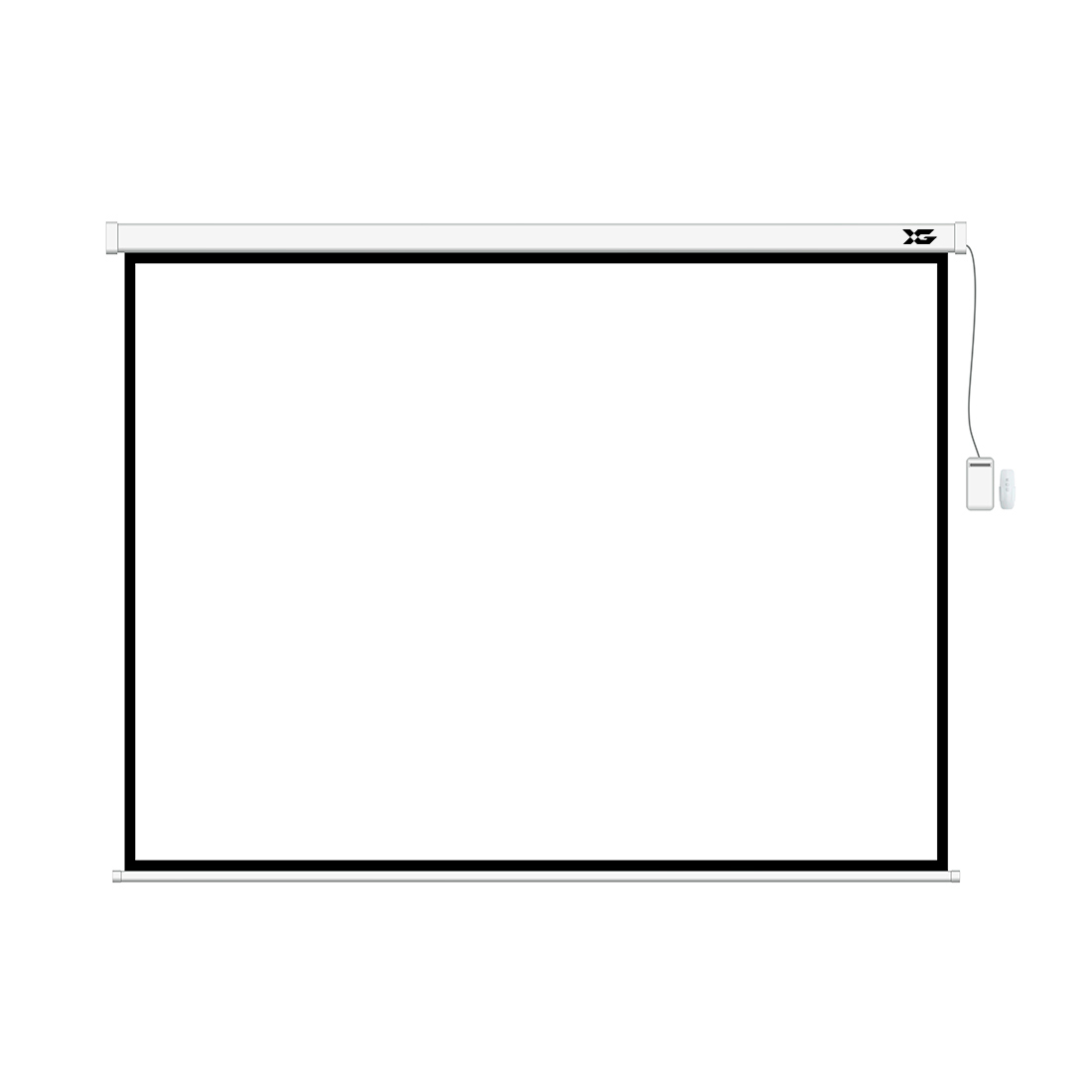 Экран моторизированный (с пультом Д/У) XG DLS-ERC406х305W (160"х120"), Ø - 199", 4:3