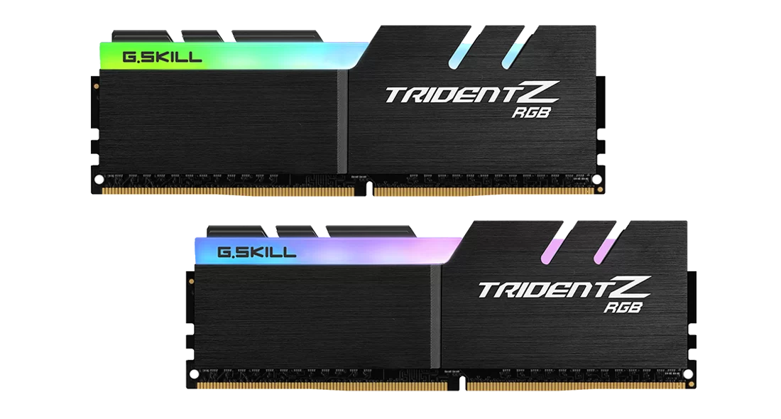 Комплект модулей памяти G.SKILL TridentZ RGB F4-4000C16D-16GTZRA [16 ГБ DDR 4, 4000 МГц, 1.4 В, подсветка, KIT]