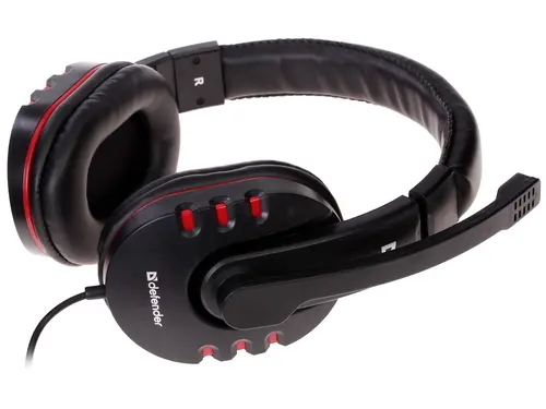 Гарнитура Defender Warhead G-160 Garnitura (64113) [2.0, охватывающие, 20 Гц - 20000 Гц, 32Ω, проводной, кабель - 2.5 м]