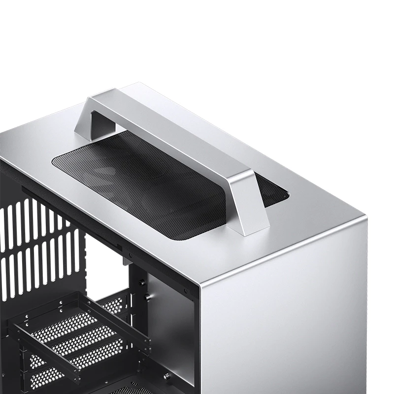 Корпус Jonsbo T8 PLUS (T8 PLUS Silver) [Mini Tower, 1 х 140 мм, серебристый]