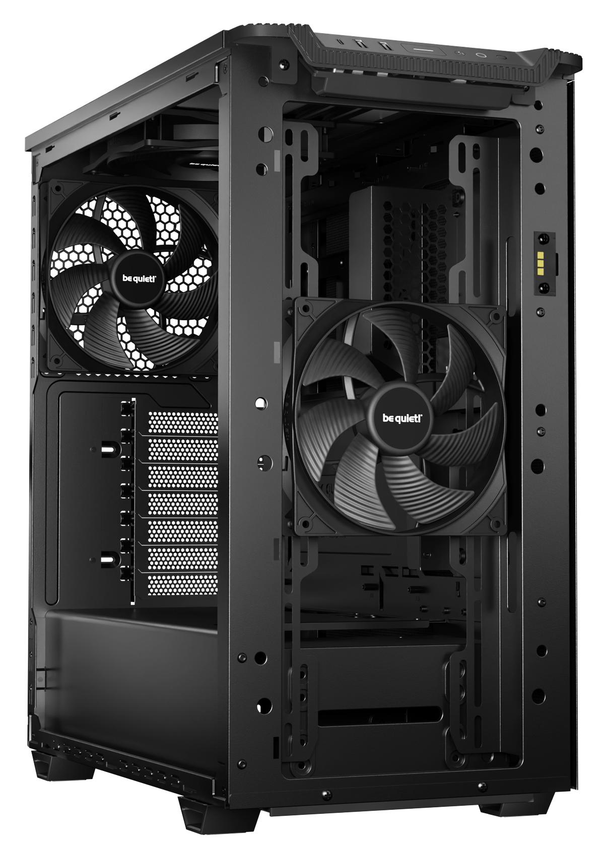 Корпус Be quiet! Pure Base 501 DX (BGW76) [Midi Tower, 3 x 140 см, черный]