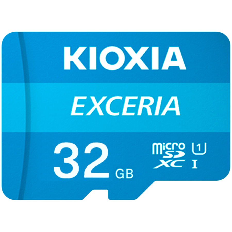 Карта памяти microSD KIOXIA Exceria (gen 2) 32GB UHS I U3 V30 с адаптером (LMEX2L032GG2)