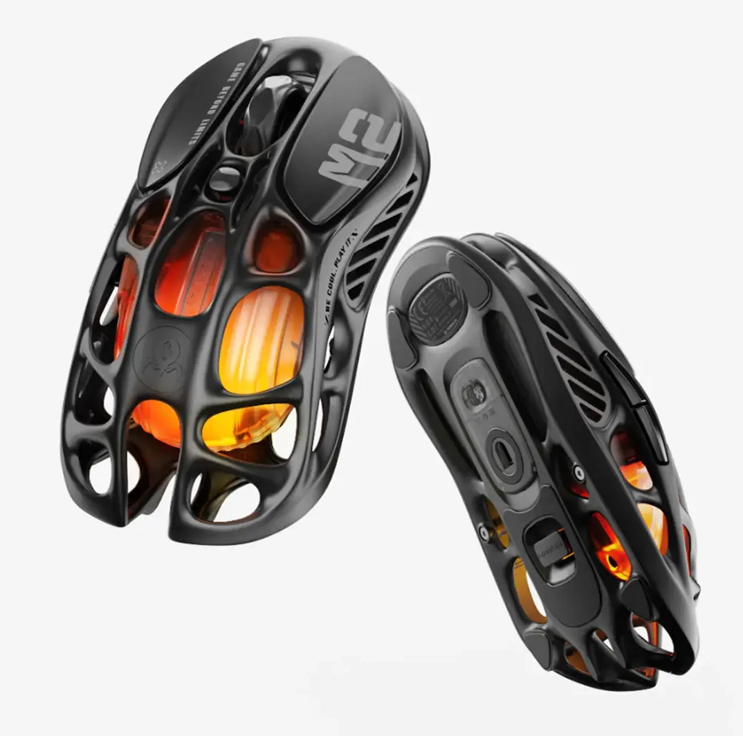 Мышь Gravastar Mercury M2 [беспроводная, светодиодная, 26000 DPI, 1000 Гц подсветка, черная]