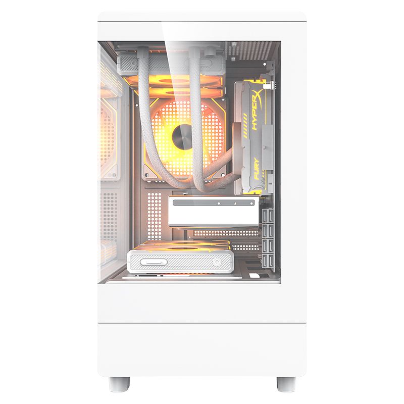 Корпус darkFlash DB330M (DF-DB330M-WH) [Mini Tower, 3 x 120 мм ARGB, Белый]