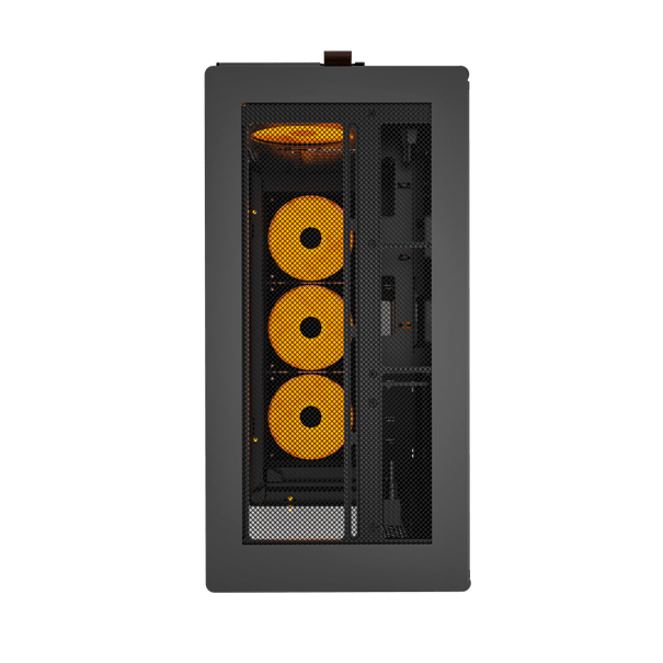 Корпус Montech HS02 PRO (B) [Midi Tower, 5 × 120 мм, Черный]