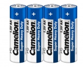 Батарейка CAMELION Super Heavy Duty R6P-SP4B, 4 шт/ AA/ в плёнке