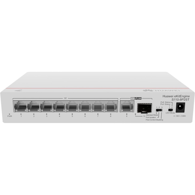 Коммутатор Huawei S110-8P2ST