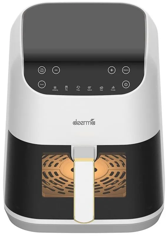 Фритюрница Deerma air fryer DEM-KZ130W Черный / белый
