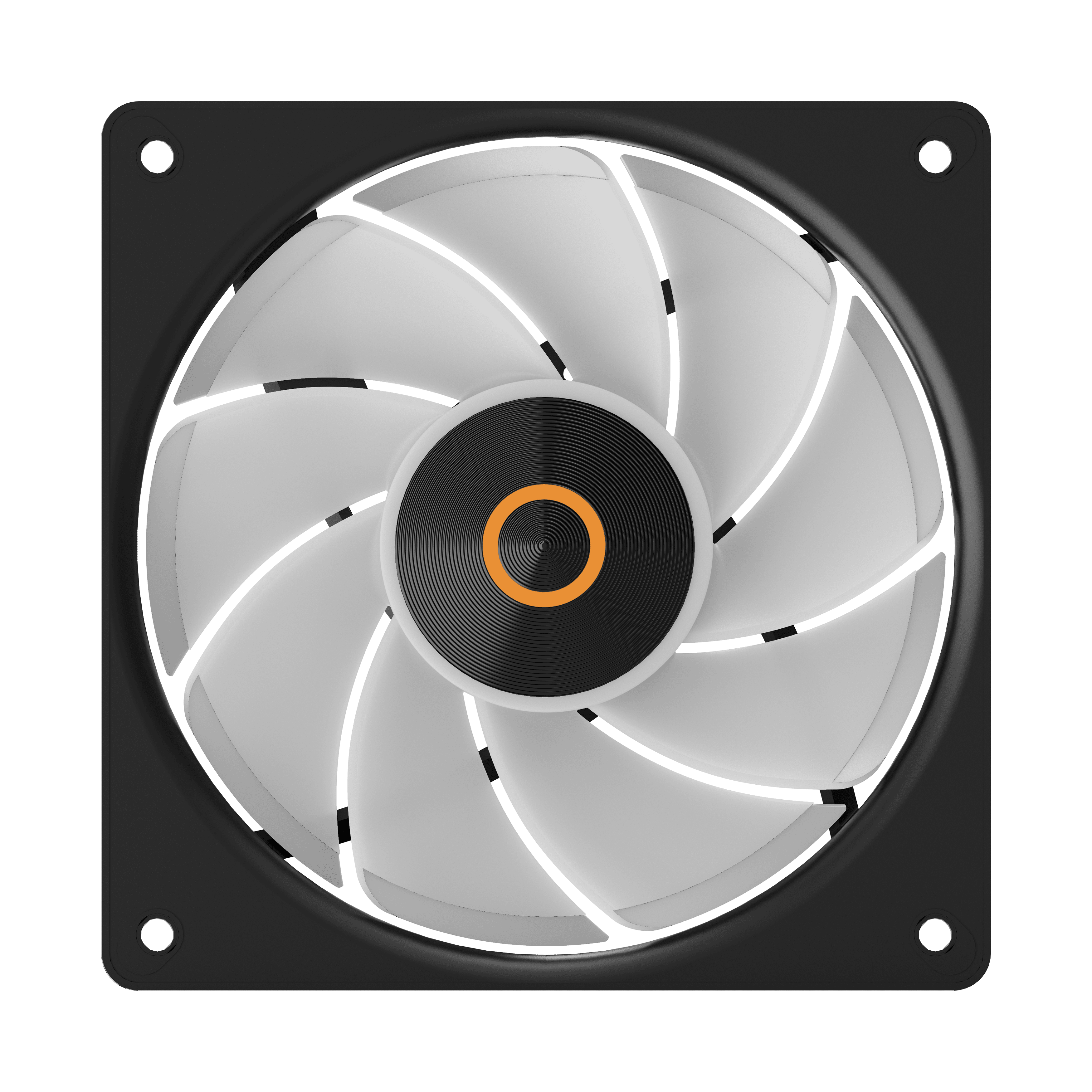 Вентилятор для корпуса Ocypus Gamma F12 Elite BK ARGB REVERSE BLADE 1x(120x120x25mm) Черный