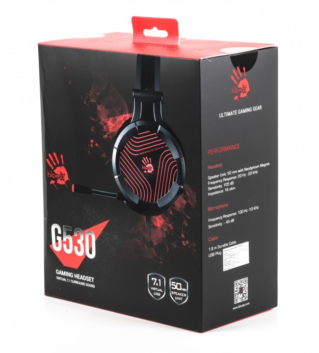Гарнитура игровая Bloody G530