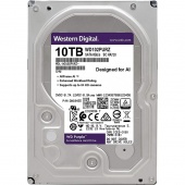 Жесткий диск для видеонаблюдения Western Digital Purple Surveillance [WD102PURZ] [10 ТБ, 3.5", SATA III, 7200 об/мин, кэш - 256 МБ, для систем видеонаблюдения]