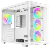 Корпус Ocypus Iota C70 Curve (Iota-C70-WHD400CD-GL) [Midi Tower, 4 x 120 мм ARGB, белый]