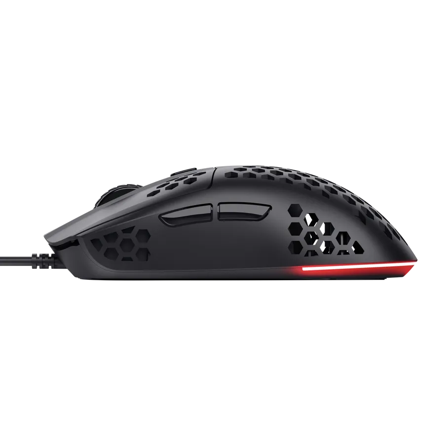 Мышь Trust GXT 928 Helox (25306) [проводная, светодиодная, 6400 DPI, подсветка, черная]