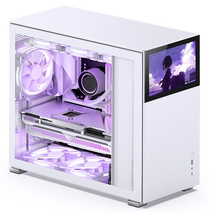 Корпус Jonsbo D41 STD SCREEN (D41 STD SC White) [Midi Tower, белый]