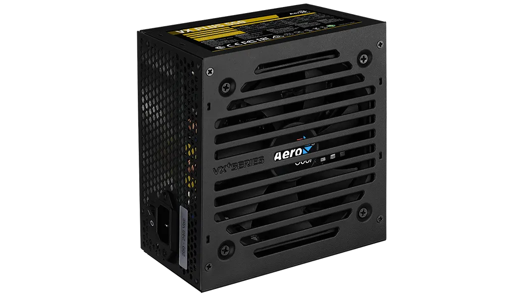 Блок питания AeroCool VX PLUS Stealth 550 (ACPN-VS55NEY.12) [550 Вт, 80 PLUS нет, 3x SATA, 1x 6+2 pin PCIe, 1x 4+4 pin CPU, ATX]