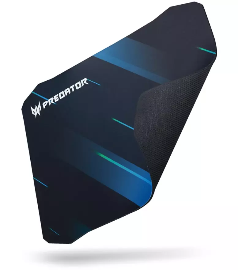 Коврик для мыши Acer Predator Gaming Mousepad (PMP010) Blue (GP.MSP11.002), ткань, прорезиненное основание, 355 x 255 x 3 mm 