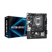 Материнская плата ASRock H470M-HDV/M.2 [LGA 1200, H470, 2xDDR 4, 1xM.2, 1xPCI-E x16, Micro-ATX]
