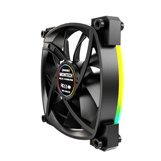 Вентилятор для корпуса Montech RX120 PWM Reverse [120 мм, 1600 об/мин, 59 CFM, 27 dBA, PWM]