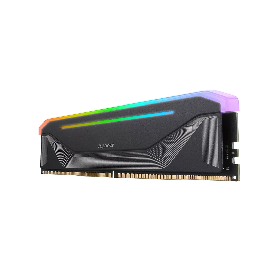 Комплект оперативной памяти Apacer Nox RGB DDR5 (AH5U32G52C522NBAA-2) [32 ГБ, DDR 5, 5200 МГц, 1.25 В, подсветка, KIT]