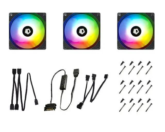 Комплект вентиляторов ID-COOLING XF-12025-ARGB-TRIO