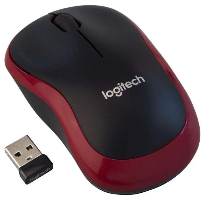 Мышь Logitech M185 [910-002240] [беспроводная, светодиодная, 1000 DPI]