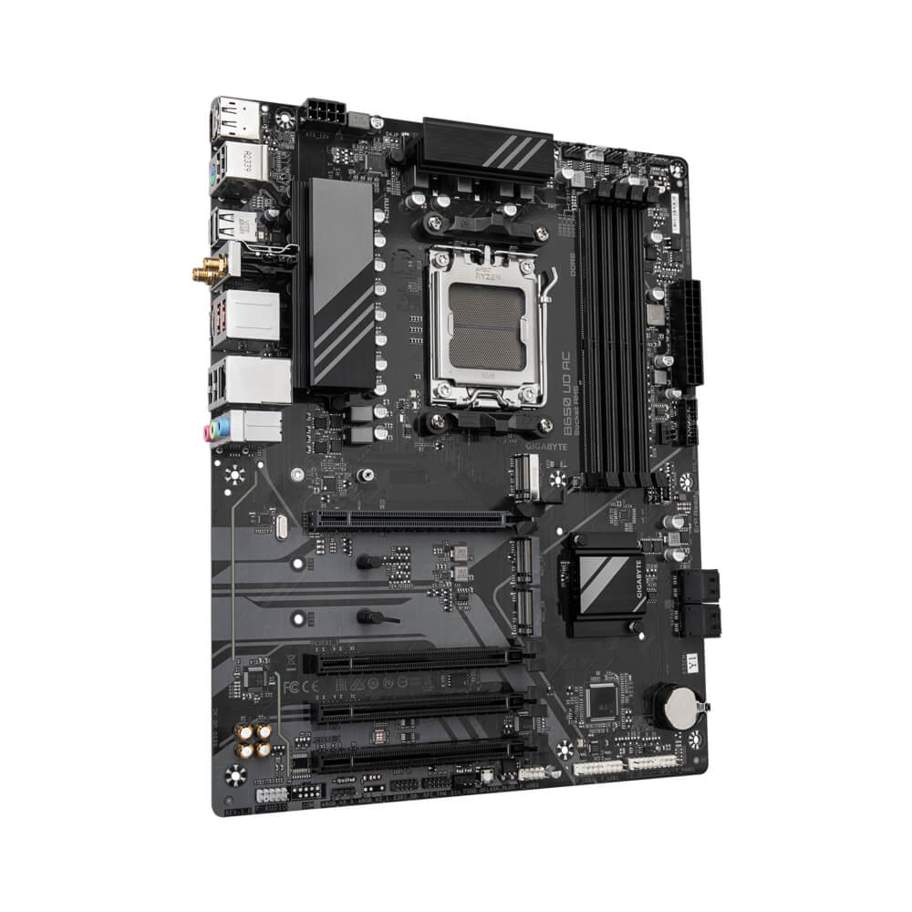 Материнская плата Gigabyte B650 UD AC MB [AM5, AMD B650, 4xDDR 5, 3xM.2, 4xPCI-E x16, Standard-ATX]