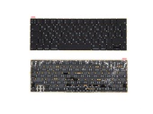 Клавиатура для ноутбука Apple MacBook Pro A1989/ A1990 (2018г), RU, вертикальный Enter, черная