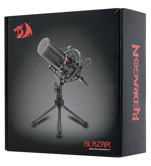 Микрофон Redragon Blazar GM300, 20-20000Hz/ 45dB/ 1.7m/ Black - купить по цене 36 970 тг. в интернет-магазине Forcecom.kz