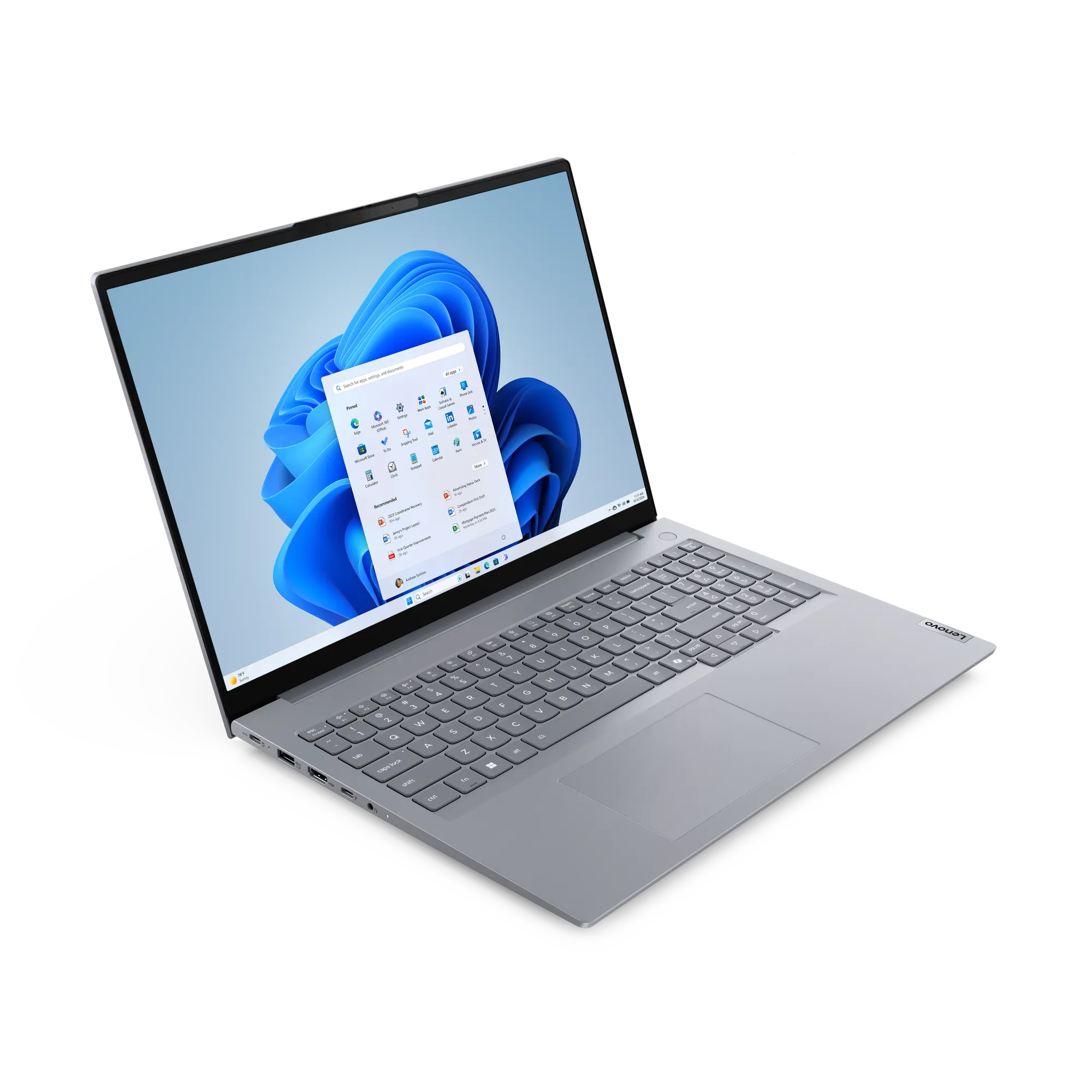 Ноутбук Lenovo ThinkBook 16 G8 IRL (21SH009HRT) [16", Core 7 240H, 32 ГБ ОЗУ, 1 ТБ SSD, DOS]