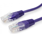 Патч-корд Cablexpert PP12-1.5M/V, фиолетовый Cable Patch cord UTP 5e-Cat 1.5 m