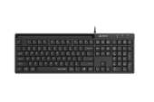 Клавиатура A4Tech Fstyler FX72 BLACK [мембранная, проводная, черная]