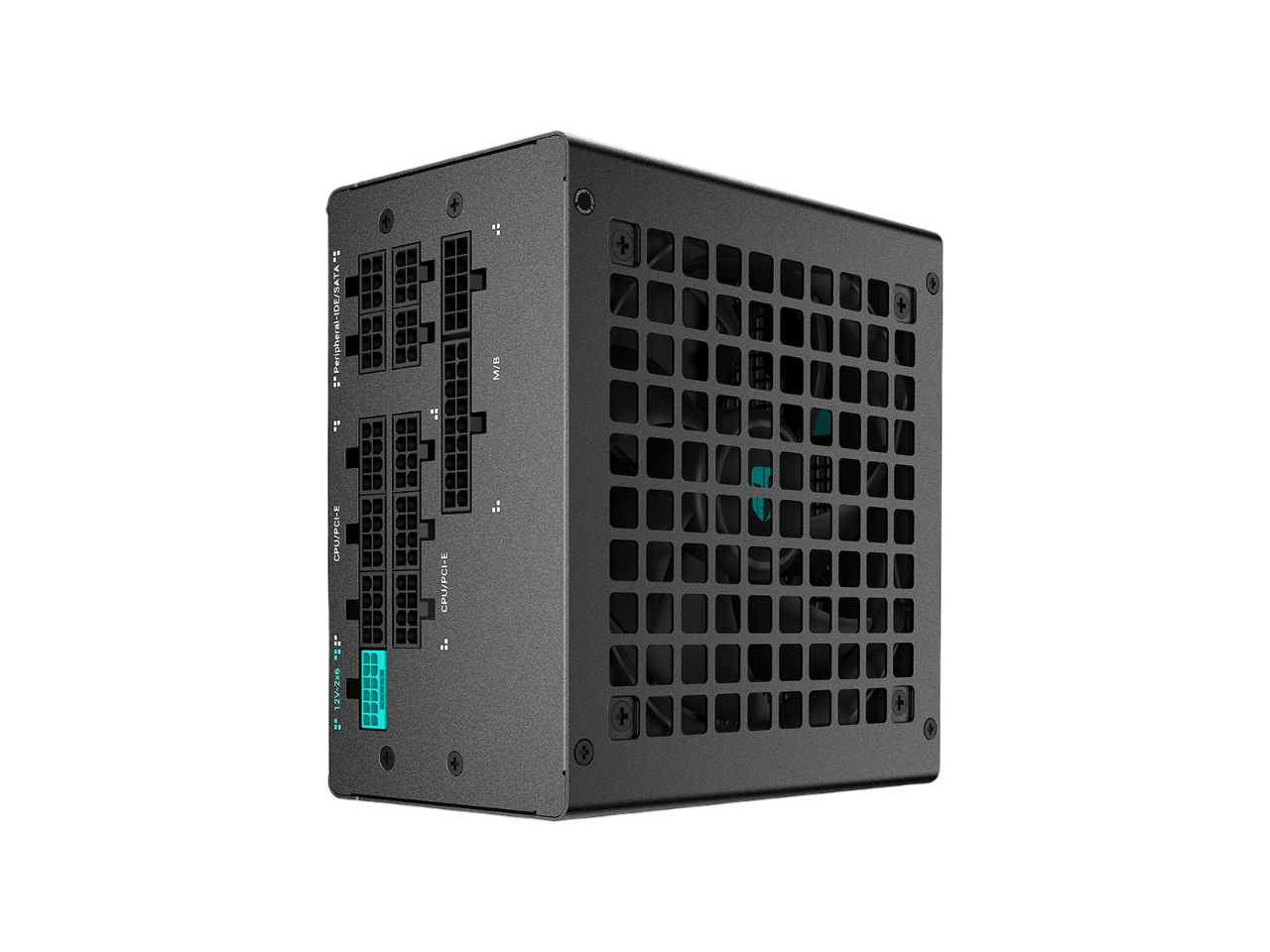 Блок питания DeepCool GamerStorm PQ1200G (PQC00G-FD) [1200 Вт, 80 PLUS Gold, 9x SATA, 1 x 16 pin (12VHPWR), 4 x 6+2 pin PCIe, 2x 4+4 pin CPU, ATX]