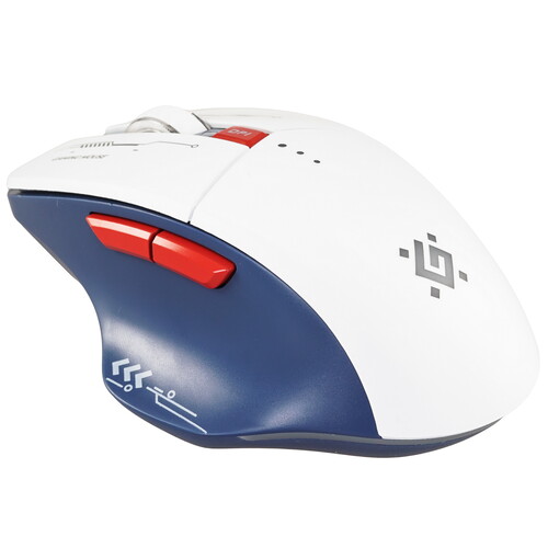 Мышь Defender Tisa GM-126 [беспроводная, светодиодная, 1600 DPI, 125 Гц, белый]