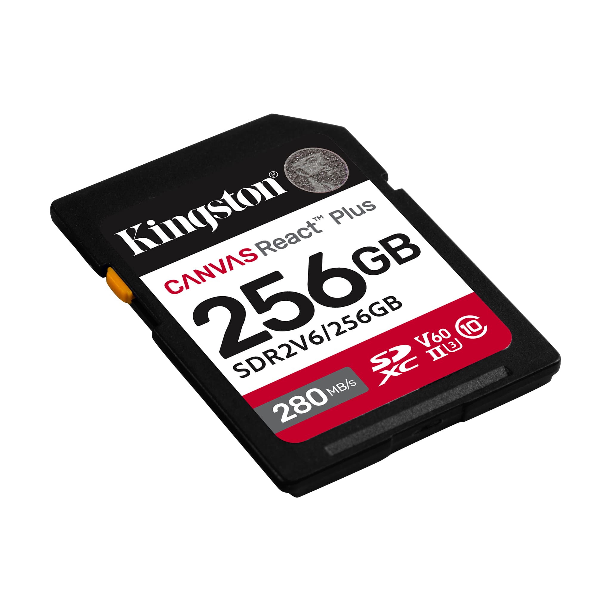 Kingston 256GB SDXC Canvas React Plus SDXC UHS-II 280R/150W U3 V60
