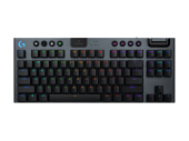 Клавиатура Logitech G915 X Lightspeed TKL (920-012757) [механическая, проводная + беспроводная, RGB подсветка, Logitech GL Clicky, черная]