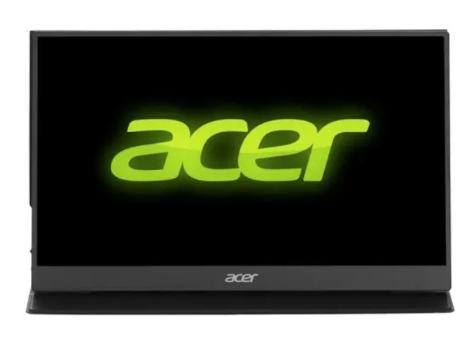 Монитор Acer PM161QBbmiuux (UM.ZP1EE.B02) [15.6", IPS, 1920x1080, 60 Гц, 4 мс, Mini HDMI, USB Type-C x2]