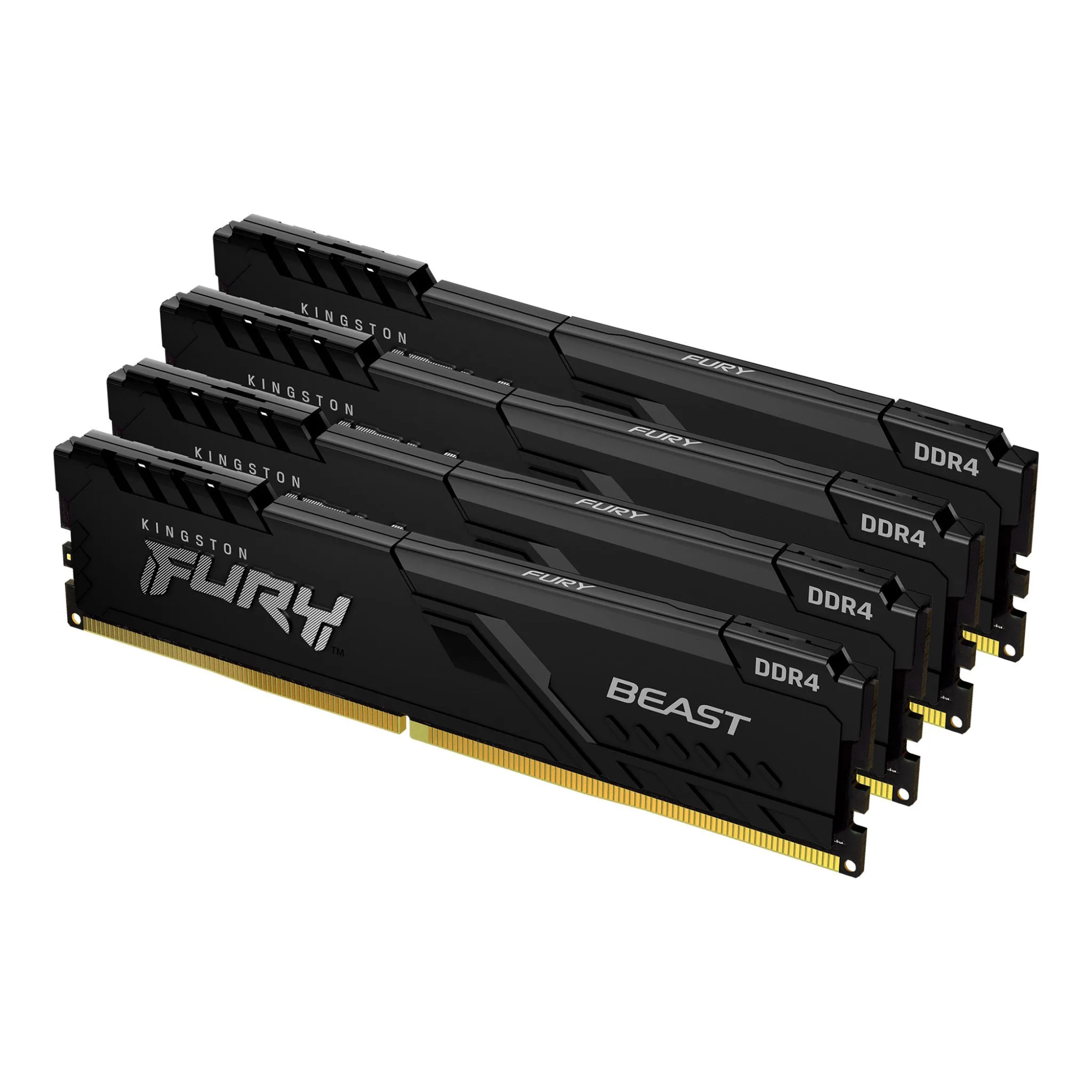 Комплект оперативной памяти Kingston Fury Beast (KF432C16BB1K4/64) [64 ГБ, DDR 4, 3200 МГц, 1.35 В, KIT]