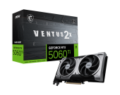 Видеокарта MSI GeForce RTX 5060 Ti 16G VENTUS 2X PLUS (G506T-16V2P) [16 ГБ, GDDR7, 128 бит, HDMI, DisplayPort (3 шт)]