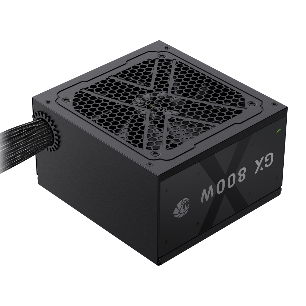 Блок питания GameMax GX 800G Gold (2132-0800B0008) [800 Вт, 80 PLUS Gold, 6x SATA, 4 x 6+2 pin PCIe, 2x 4+4 pin CPU, ATX]